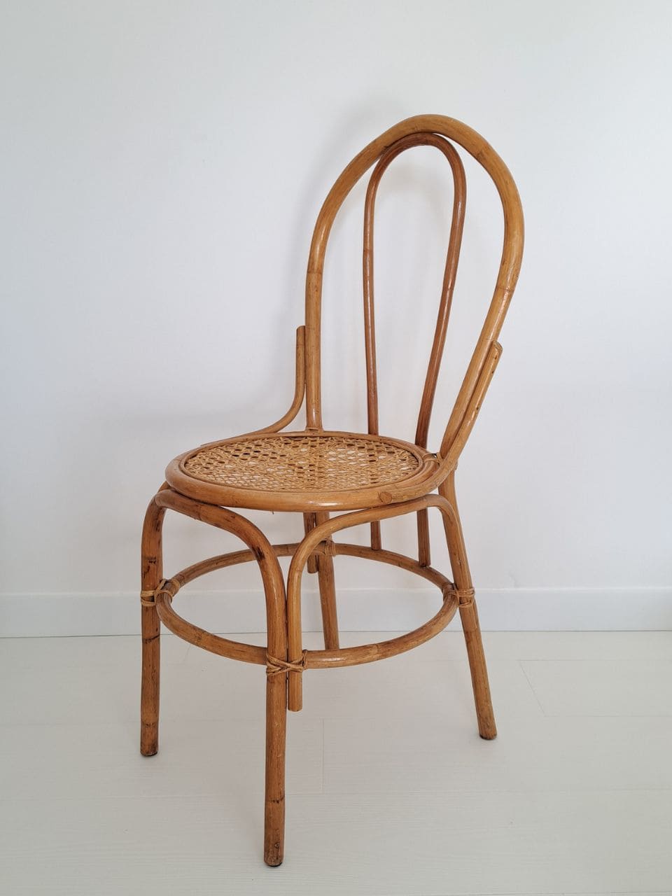 chaise bambou rotin cannage style thonet